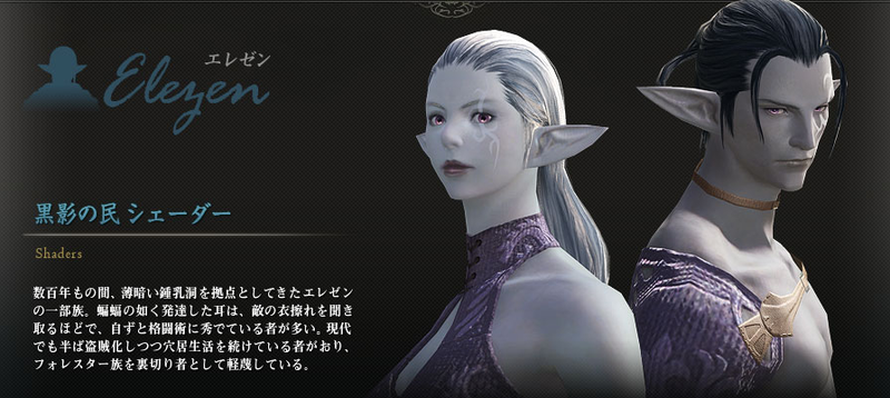 Illustration for article titled The 10 Tribes Of Final Fantasy XIV - Oh Look, Dark Elves!